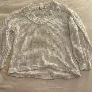 White long sleeve top, size small, from Altar'd State
